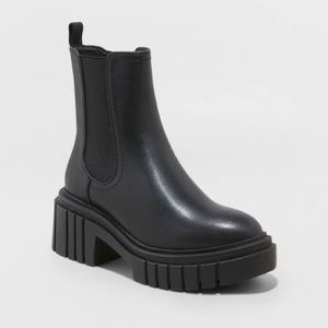 Women’s Black Sterling Platform Chelsea Boots - Wild Fable / Target